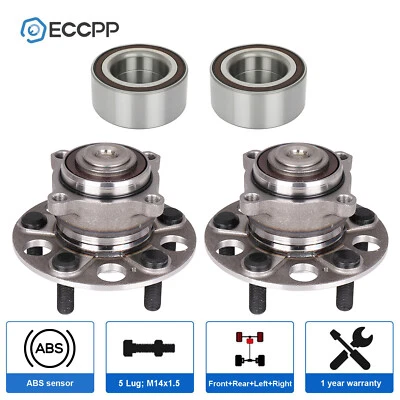 4X Wheel Hub Bearing Front Rear FWD For 2009-2014 Acura TL Base 3.5L SH-AWD 3.7L - Image 1 of 4