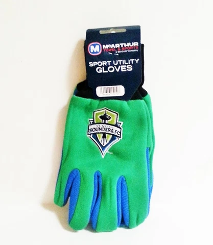 Seattle Sounders FC No Slip Grip Utility Work Gloves Soccer Cover