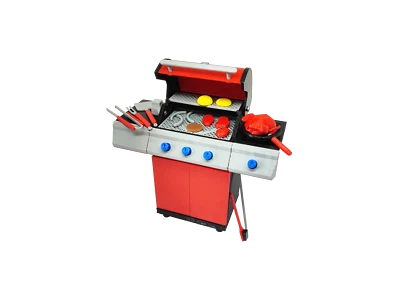 PrintFully3D grelha a gás escala 1/10 impressão 3D acessórios de esteira teste - Imagem 1 de 4