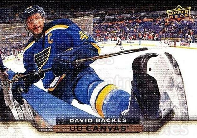 2015-16 Upper Deck Canvas #75 David Backes - Image 1 of 1