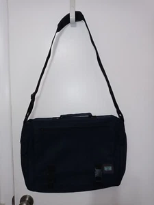 Tiffany For Men by Tiffany & Co. Navy Blue Canvas Briefcase/Business Travel Bag - Picture 1 of 16