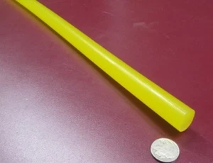 Polyurethane Round Rod 0.750" Diameter x 48" Length, Natural, 70A - Picture 1 of 6