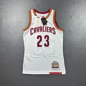 100% Authentic Lebron James Mitchell Ness 2015 2016 Finals Cavaliers Jersey 36 S - Picture 1 of 6