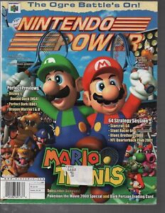Nintendo Power Volume 135 Mario Tennis & Pokémon Comic & 2 Poster Magazin 2000