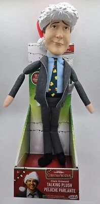 Novo em folha Clark Griswold Talking Plush Pull String-16 frases de férias de Natal - Imagem 1 de 4