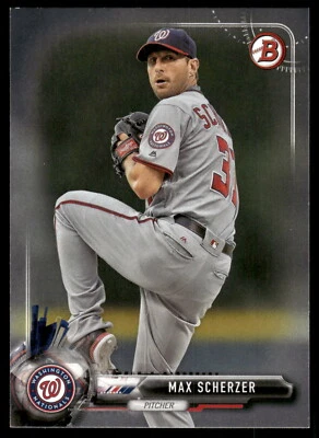 2017 Bowman Max Scherzer #43 - Image 1 of 2