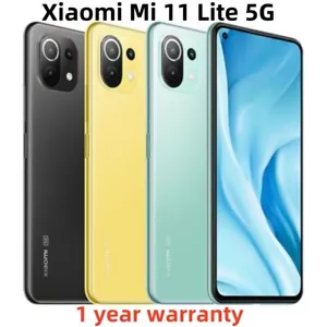 Xiaomi Mi 11 Lite 5G 8GB+256GB Dual SIM Global 5G Unlocked Smartphone New Sealed - Picture 1 of 23