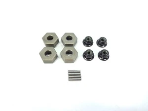 Traxxas 12mm Steel Wheel Hex Hubs Nut Set for Rustler Slash Stampede Hoss 4x4 - Picture 1 of 4