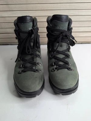 Stunning LL Bean Hiking Boots Mens Size 9.5 Cresta Green Vibram Sole - Image 1 of 4