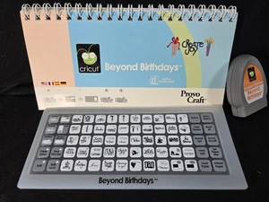 Cricut Shapes Cartridge Beyond Birthdays w/ Keyboard and Manual Provo Craft - Picture 1 of 2