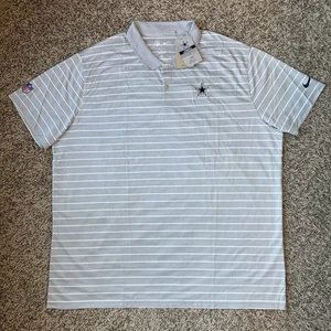 Nike Dallas Cowboys Dri-Fit Grey Polo NFL Onfield Apparel Men’s Size 3XL NEW - Picture 1 of 11