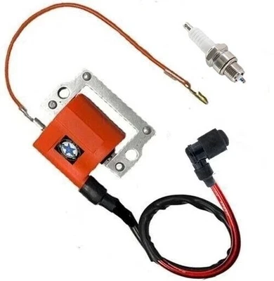 Bujía bobina de encendido para Yamaha QT50 QT 50 1979 1980 1981 1982- 1987 Foto 1 de 2