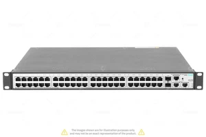 HPE JG963A 1950-48G 48xGb 2x10G PoE+ Managed Switch Rackmount - With Ears - Picture 1 of 3