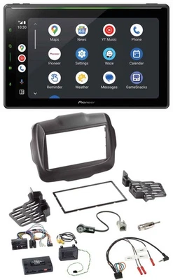 Pioneer 2DIN Lenkrad USB Bluetooth DAB Autoradio für Jeep Renegade ab 2015 - Bild 1 von 4