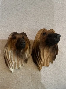 Afghan Hound Magnets Set Of Two Ceramic 3d - Picture 1 of 6