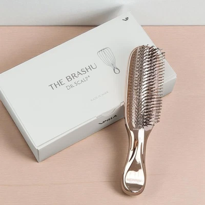 Dr.Scalp THE BRASHU Premium Cepillo de Masaje para Cuero Cabelludo Estimulador del Crecimiento del Cabello Japonés Foto 1 de 4