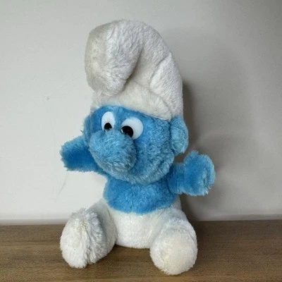 "De colección 1980 Pitufo Peluche Azul Wallace Berrie Peyo Corea 8""" Foto 1 de 4