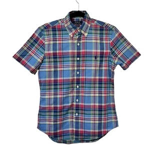 Camisa Oxford Polo Ralph Lauren a Cuadros Calce Clásico Para Hombres Talla XS Multicolor Preppy - Imagen 1 de 6