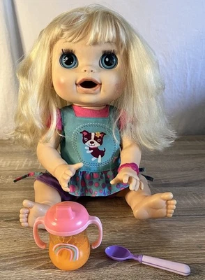 2012 Baby Alive Real Surprises Doll Blonde Bilingual Spanish & English Tested - Image 1 of 4