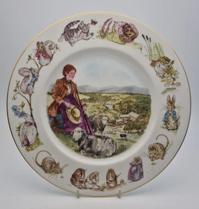 VERY RARE LTD ED WEDGWOOD BEATRIX POTTER NATIONAL TRUST PLATE c.1985 - PERFECT - Picture 1 of 12