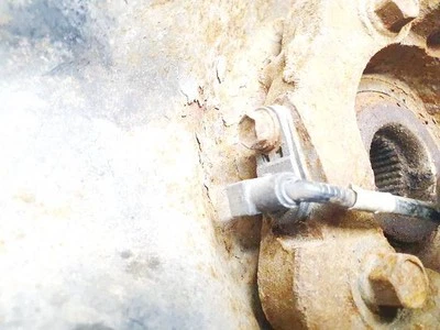 Hyundai Santa Fe 2006 ABS Sensor (ABS WHEEL SPEED SENSOR) front le #1639884-86 Foto 1 de 4