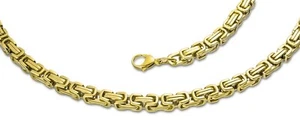 Eichmüller 50 cm acero inoxidable cadena real oro, collar de hombre, recubierto de PVD - Imagen 1 de 2