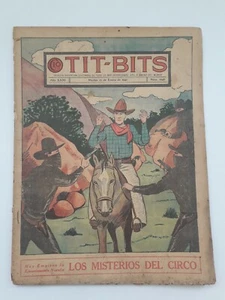 THE BLACK RIDERS! - TIT-BITS #1648 (1941) - ORIG. COMIC IN SPANISH - ARGENTINA - Picture 1 of 8