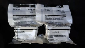 Epson T019 & T020 Genuine Black & Colour Ink Cartridges - Picture 1 of 1