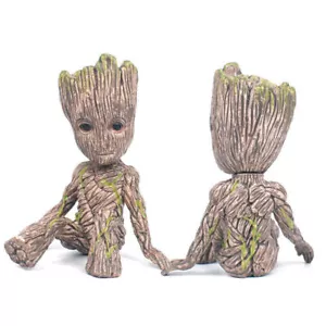 Penna bambino Groot 6 cm Guardiani della Galassia vaso da fiori vaso giocattolo regali FANTASTICO REGNO UNITO - Foto 1 di 12