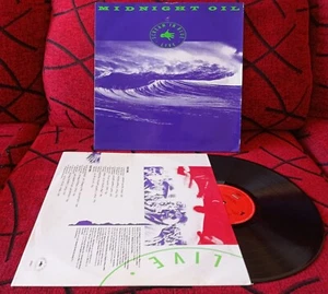 MIDNIGHT OIL ** Scream In Blue Live ** ORIGINAL 1992 Spain Issue LP w/INSERT - Picture 1 of 5