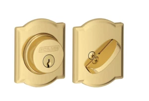 Schlage Single Cylinder Keyed Entry Grade 1 Deadbolt - B60N CAM - Picture 1 of 12
