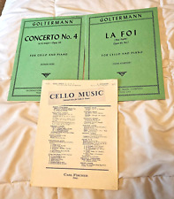 Goltermann Concerto #4, Etude Caprice, La Foi for Cello & Piano