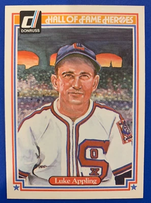 Luke Appling Chicago White Sox 1983 Donruss Hall of Fame Heroes #8 - Image 1 of 2