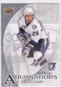 10/11 UD..MARTIN ST.LOUIS.AMBASSADORS OF THE GAME.# AG-9.PREDATORS.COMBINED SHIP - Picture 1 of 1