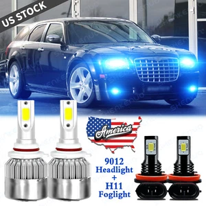 For Chrysler 300 2011-2014 200 2013 - 2015 LED Headlights + Fog Light Bulbs kits - Bild 1 von 12