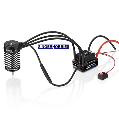 HOBBYWING HWI38020346 Combo Max10 G2 80A ESC w/ 3652 (3300KV) G3 Brushless Motor - Image 1 of 2