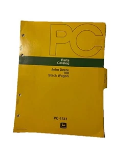 John Deere 100 Stack Wagon Catalogo Ricambi Manuale Libro PC1541 - Foto 1 di 4