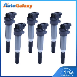 Set(6) Ignition Coils For BMW 128i 135i 328i 335i 335is 525i M3 X1 X3 X5 L6 3.0L - Picture 1 of 7