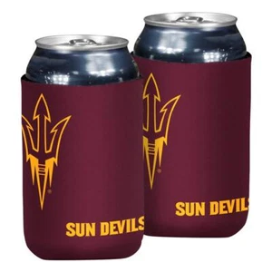 Arizona State Sun Devils Oversized Logo Flat Coozie - Picture 1 of 1
