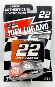 Nascar Authentics Joey Logano 22 Verizon 1:64 Wave 10 Race Car Toy New - Picture 1 of 3