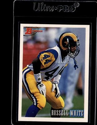 1993 Bowman #177 Russell White RC - Image 1 of 2
