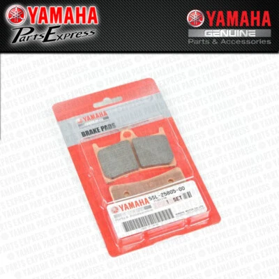 NEW YAMAHA FZ FJ MT 09 FZ1 XSR900 XSR OEM FRONT BRAKE PADS SET 5SL-25805-00-00 - Image 1 of 4
