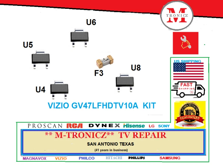 KIT REPARACIÓN PLACA PRINCIPAL VIZIO GV47LFHDTV10A 0171-2272-2235 3647-0012-0150 Foto 1 de 1