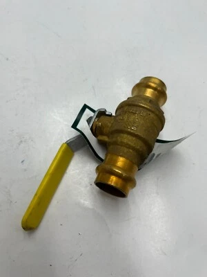Jomar Valve 100-204G Ball Valve 3/4" Press End Style Brass Full Port - Image 1 of 4