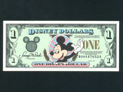USA:Disney Series,1$ 1998 * Mickey Mouse * UNC * - Image 1 of 2