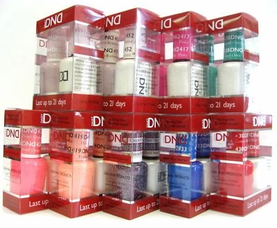 DND Daisy Soak Off Gel & Matching Polish Duo (401 - 460) - Choose Your Colors