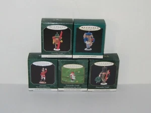 HALLMARK KEEPSAKE Miniature Nutcracker Ornaments Set of 5 New - Picture 1 of 12
