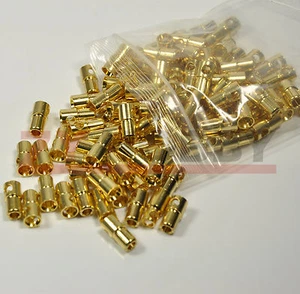 5pairs 6mm Gold Bullet Connector for RC Battery Motor ESC - Picture 1 of 3