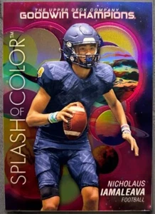 Nico Iamaleava COSMIC #185/199 Upper Deck Goodwin Champions Rainbow Rookie RC - Picture 1 of 2