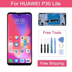 For Huawei P30 Lite MAR-LX1A LCD Display Touch Screen Digitizer Replacement+Tool - Picture 1 of 6